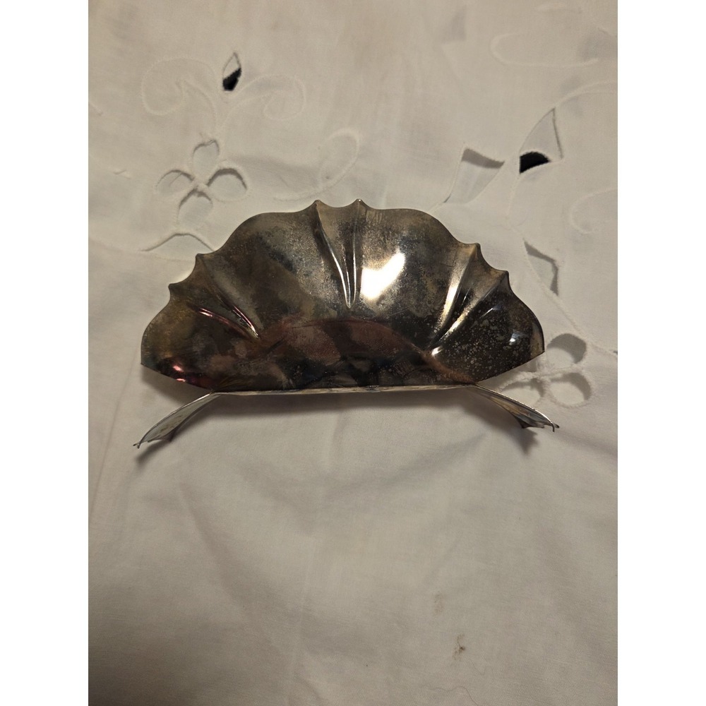Vintage Silver Plated Napkin/Letter Holder - Picture 3 of 3